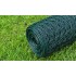 Alambrada de gallinero con revestimiento PVC verde 25x1