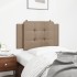 Cabecero de cama acolchado cuero sintético capuchino 90