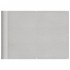 Pantalla de balcón 100% poliéster Oxford gris claro 75x1000