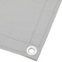 Pantalla de balcón 100% poliéster Oxford gris claro 75x1000