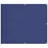 Pantalla de balcón 100% poliéster Oxford azul 90x800