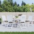 Cojines de silla de jardín 6 uds tela Oxford taupé 40x40x7