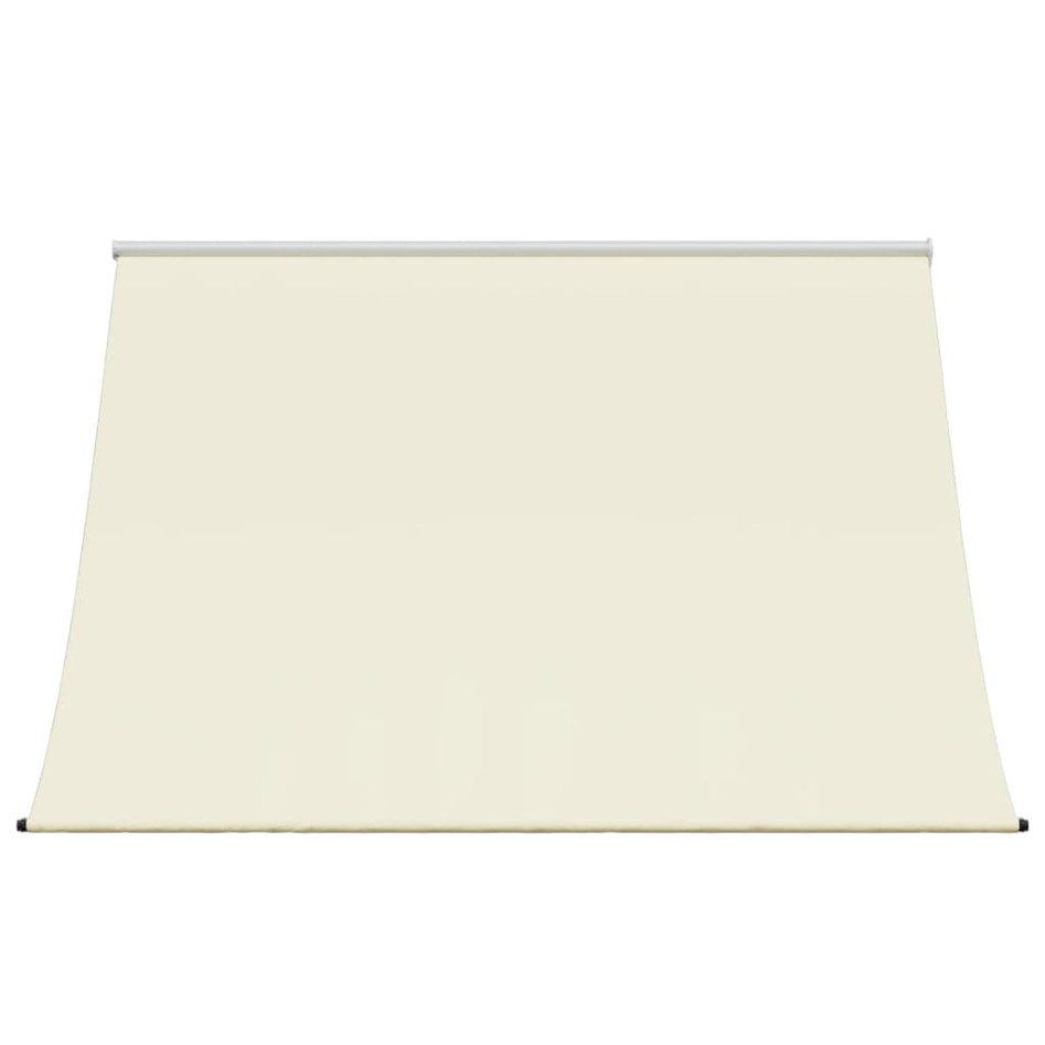 Toldo retráctil tela y acero crema 200x150