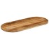 Tablero de mesa ovalado madera maciza mango rugosa 80x40x2,5