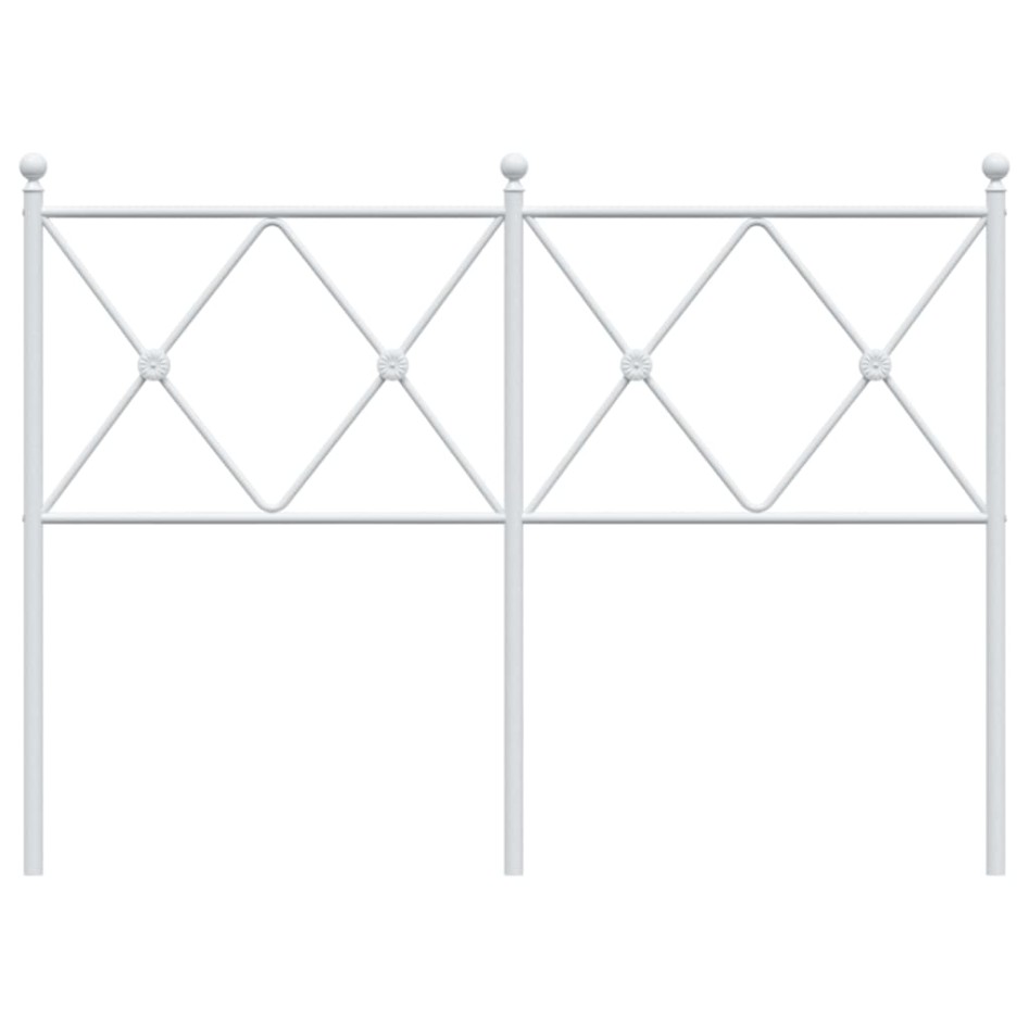 Cabecero de metal blanco 120