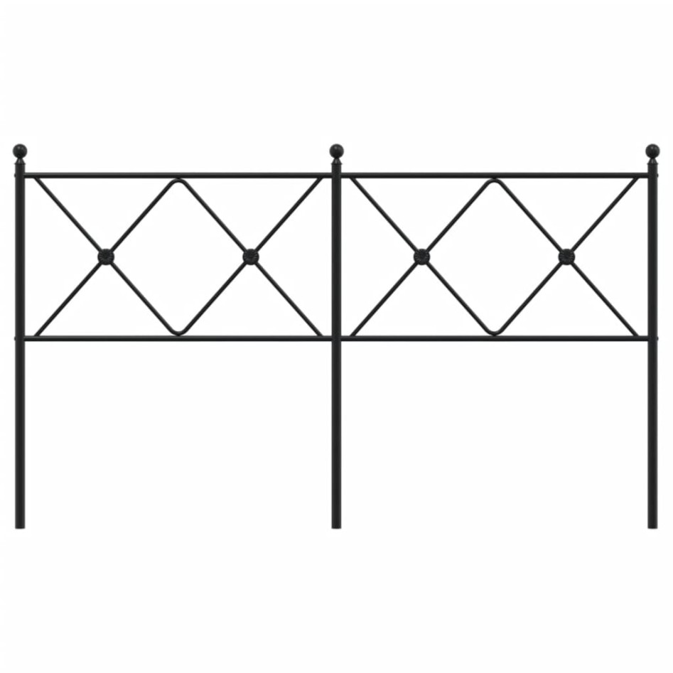 Cabecero de metal negro 160