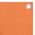 Toldo para balcón de tela oxford naranja 120x600