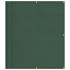 Pantalla de balcón 100% poliéster Oxford verde 120x1000