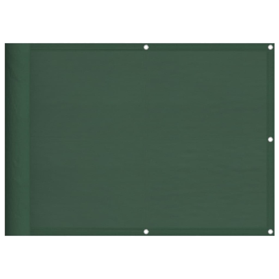 Pantalla de balcón 100% poliéster Oxford verde oscuro