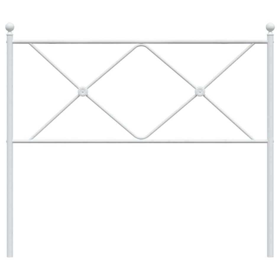 Cabecero de metal blanco 100