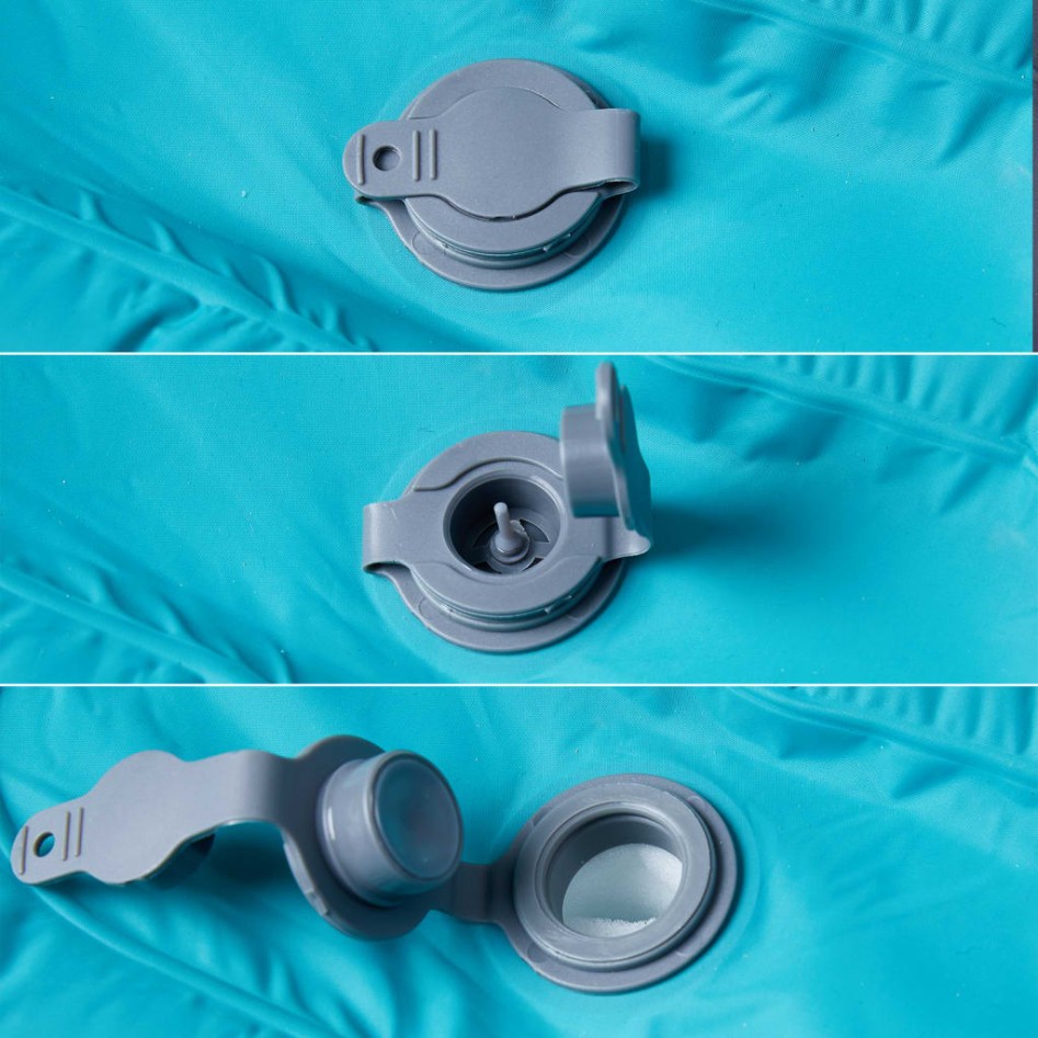 Colchón de camping autoinflable con almohada 1 persona