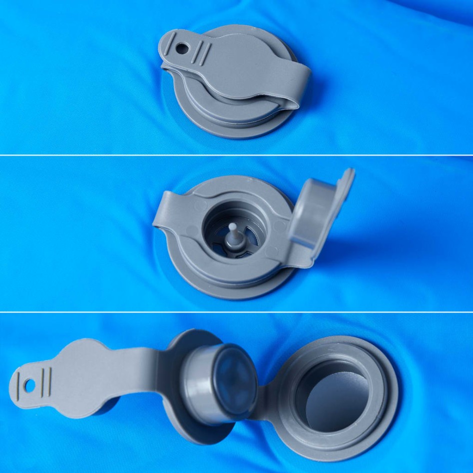 Colchón de camping autoinflable con almohada 1 persona