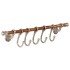 Perchero de pared aluminio 75x15
