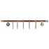 Perchero de pared aluminio 75x15