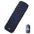 Colchón inflable de camping para 1 persona gris 190x58x6