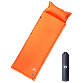 Colchón de camping autoinflable con almohada 1 persona
