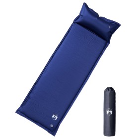 Colchón de camping autoinflable con almohada 1 persona