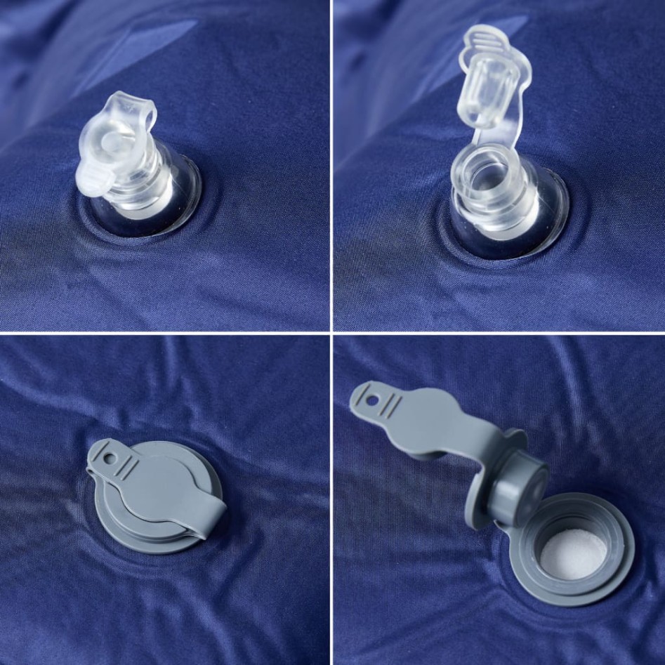 Colchón de camping autoinflable con almohada 1 persona