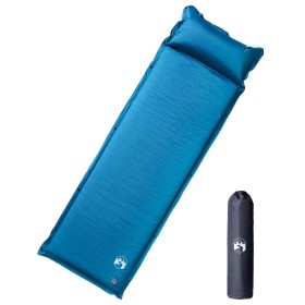 Colchón de camping autoinflable con almohada 1 persona