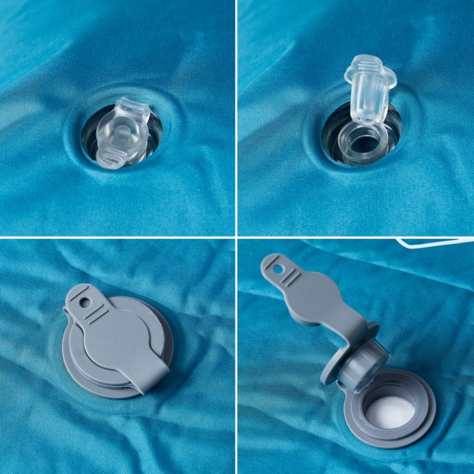 Colchón de camping autoinflable con almohada 1 persona