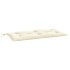 Cojines para banco de jardín 2 uds tela Oxford crema