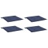 Cojines para muebles palets 4 uds tela azul marino 50x50x3