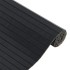 Alfombra rectangular bambú negro 70x500