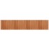 Alfombra rectangular bambú marrón 80x400