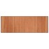 Alfombra rectangular bambú marrón 70x200