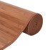 Alfombra rectangular bambú marrón 70x200