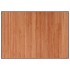 Alfombra rectangular bambú marrón 70x100