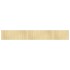 Alfombra rectangular bambú color natural claro 70x500
