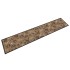 Alfombra de cocina lavable terciopelo marrón Morning 60x300