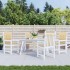 Cojines silla respaldo bajo 4 ud tela beige melange 100x50x4