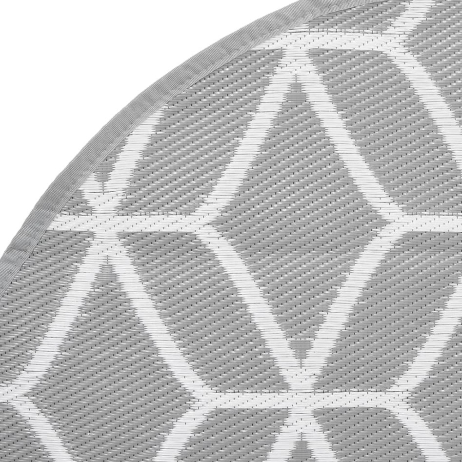 Alfombra exterior ARAKIL gris Ø200 cm
