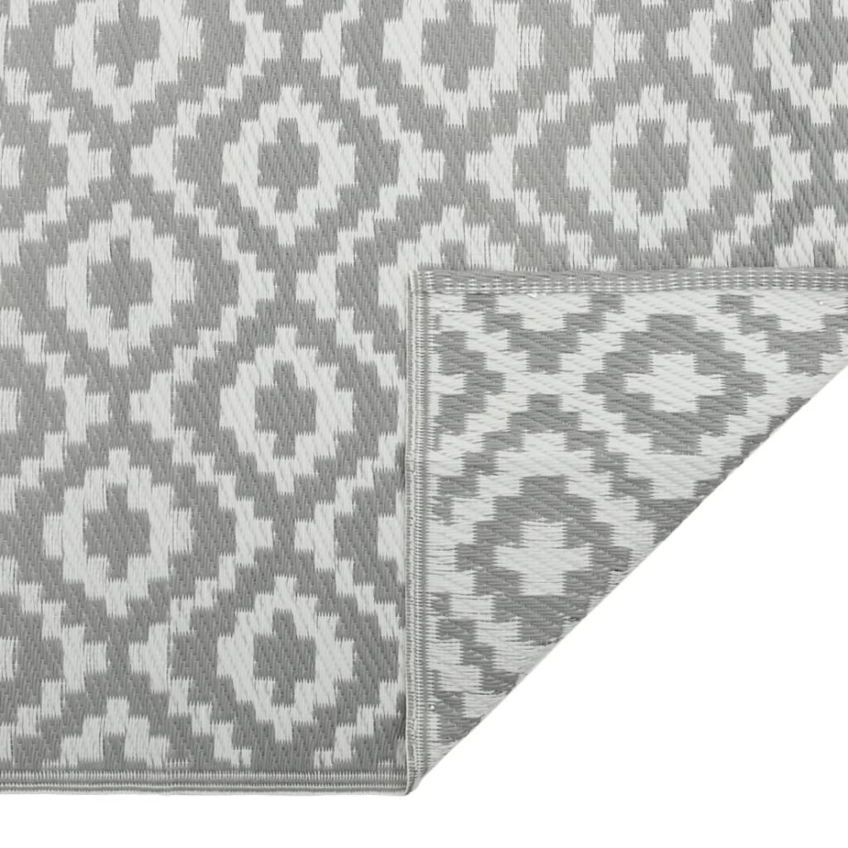 Alfombra exterior ARAKIL PP gris 160x230