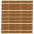 Bordes de césped acero corten flexible 10 piezas 10x103