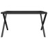 Patas de mesa de centro estructura X acero 70x60x43