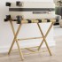 Soporte plegable para maletas bambú 62x42x50,5
