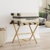 Soporte plegable para maletas bambú 62x42x50,5