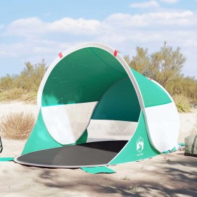 Tienda de playa pop-up impermeable verde