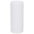 Toldos para balcón 5 uds ratán sintético blanco 255x19