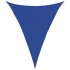 Toldo de vela triangular HDPE azul 160 g/m² 5x6x6