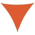Toldo de vela triangular HDPE naranja 160 g/m² 6x6x6