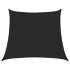 Toldo de vela trapecio HDPE negro 160 g/m² 4/5x4