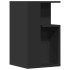Mesa auxiliar madera de ingeniería negro 35x35x60