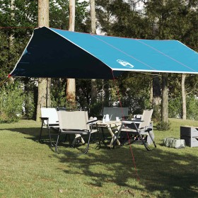 Lona de camping impermeable azul 420x440