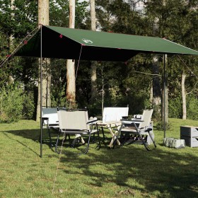 Lona de camping impermeable verde 360x294