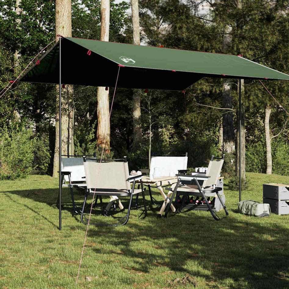 Lona de camping impermeable verde 360x294