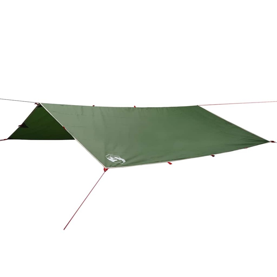 Lona de camping impermeable verde 360x294